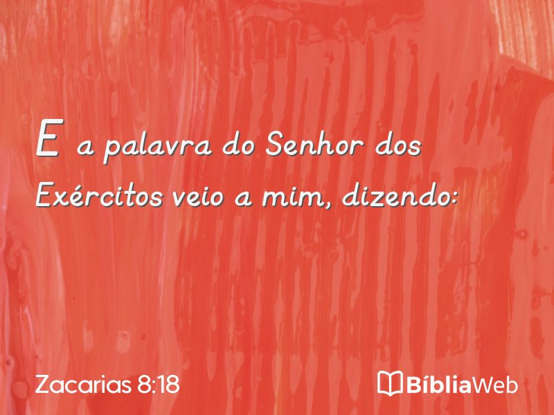 Zacarias 8:18 em imagem para compartilhar