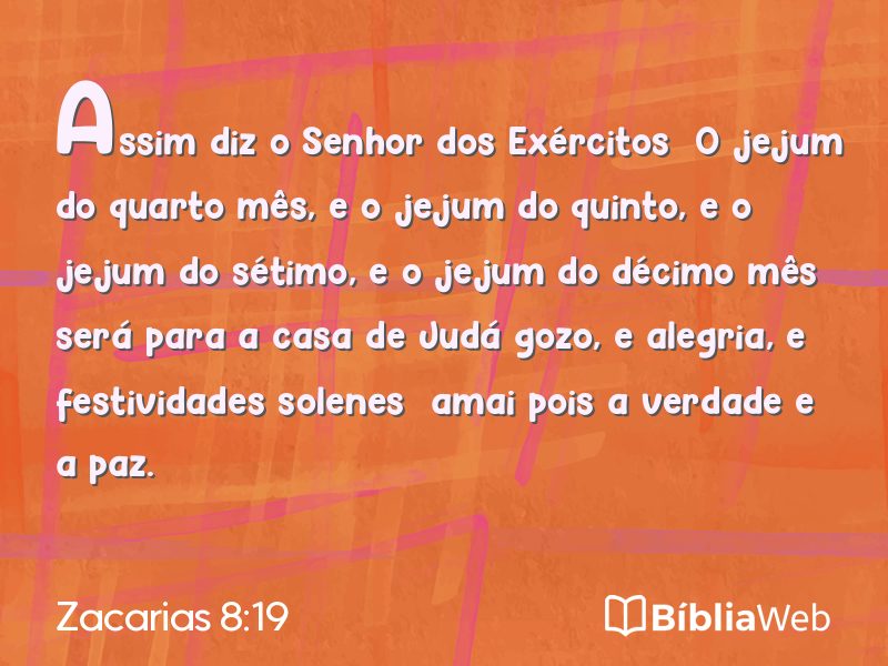 Zacarias 8:19 em imagem para compartilhar