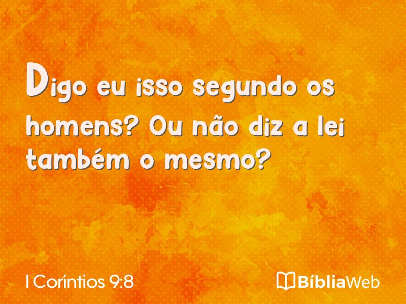 I Coríntios 9:8 em imagem para compartilhar