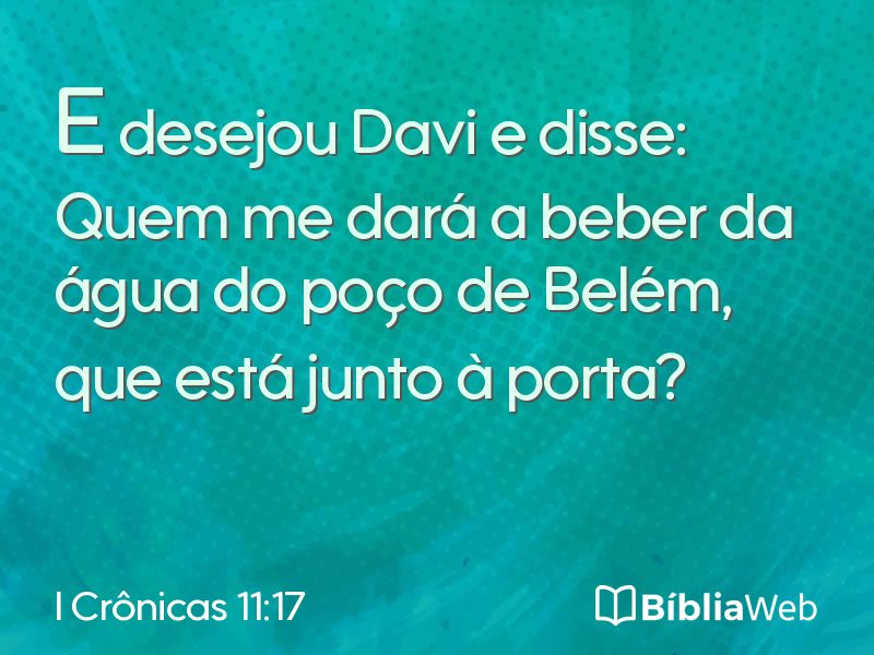 I Crônicas 11:17 em imagem para compartilhar