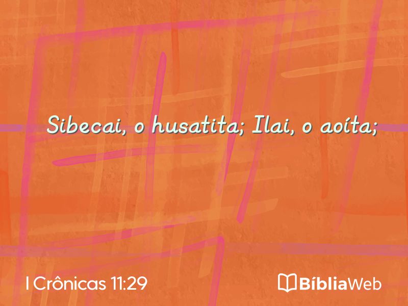 I Crônicas 11:29 em imagem para compartilhar