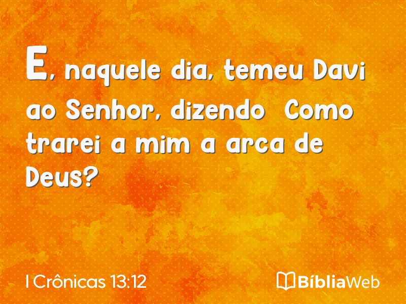 I Crônicas 13:12 em imagem para compartilhar