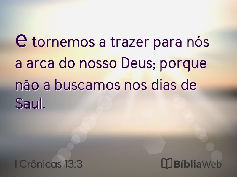 I Crônicas 13:3 em imagem para compartilhar