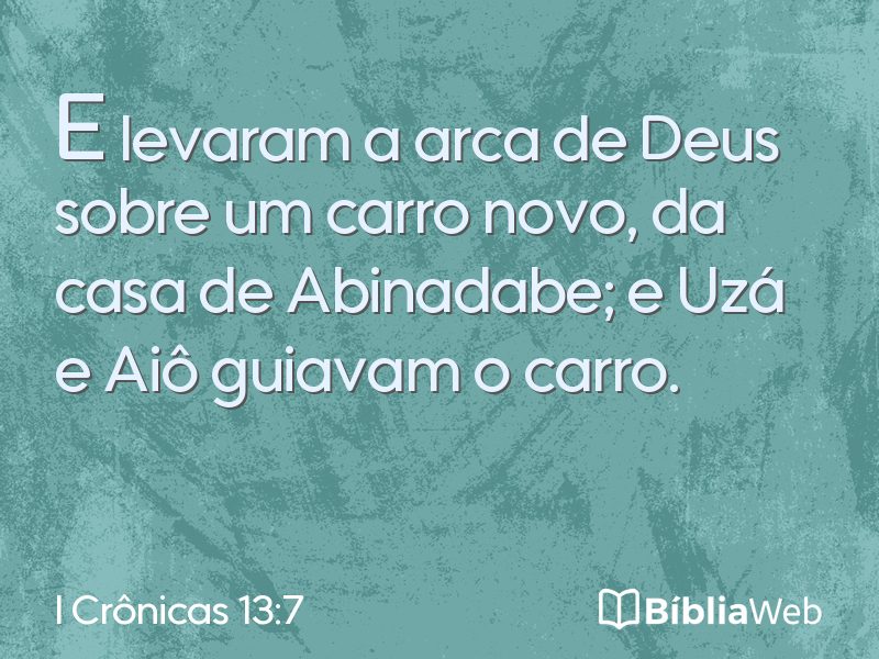 I Crônicas 13:7 em imagem para compartilhar