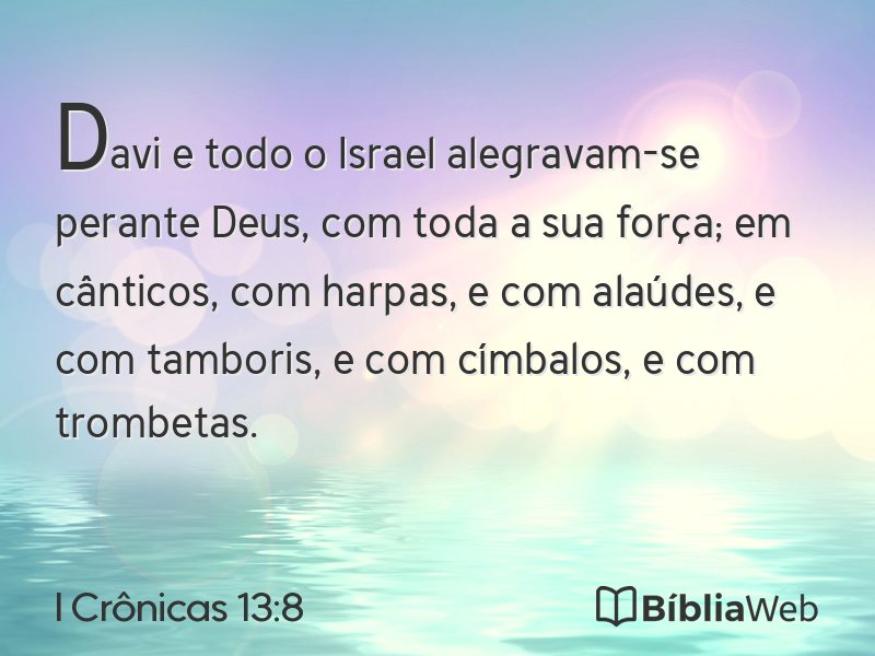 I Crônicas 13:8 em imagem para compartilhar