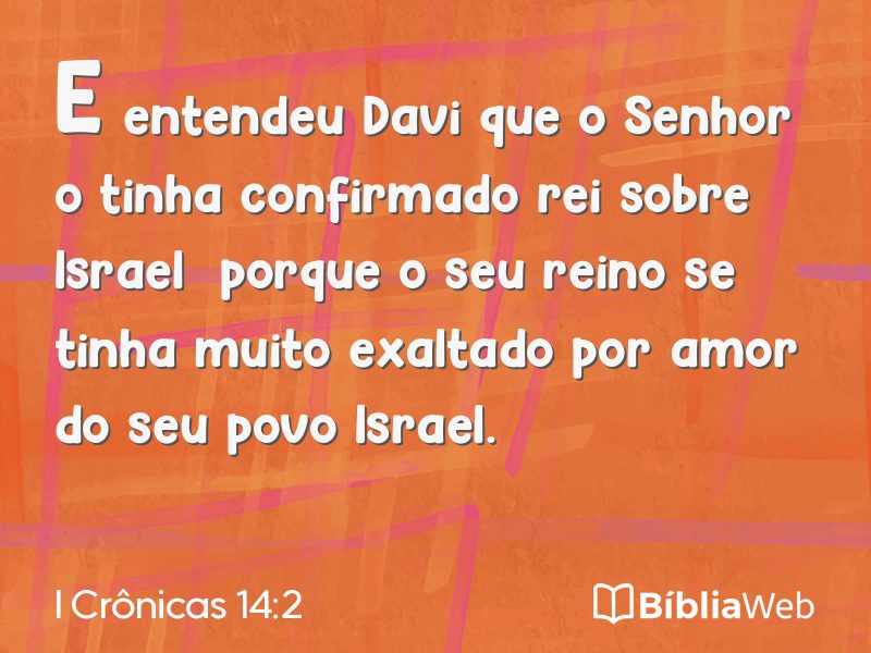 I Crônicas 14:2 em imagem para compartilhar