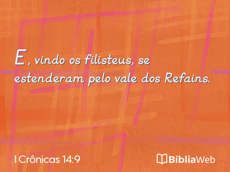 I Crônicas 14:9 em imagem para compartilhar