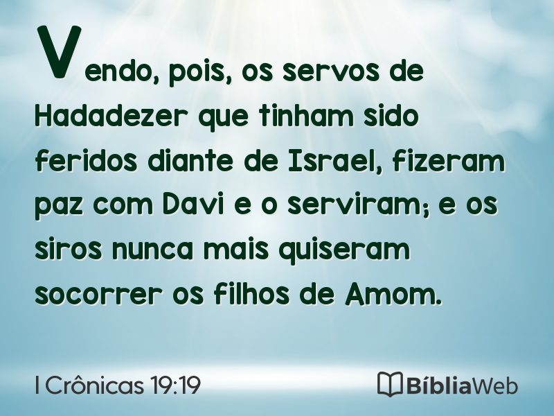 I Crônicas 19:19 em imagem para compartilhar