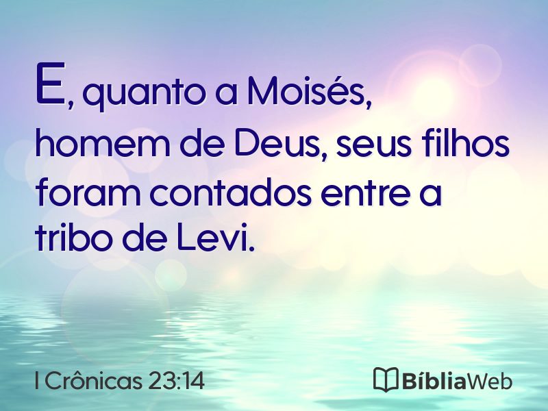 I Crônicas 23:14 em imagem para compartilhar