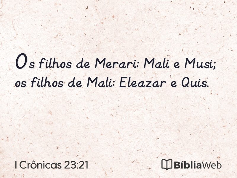 I Crônicas 23:21 em imagem para compartilhar