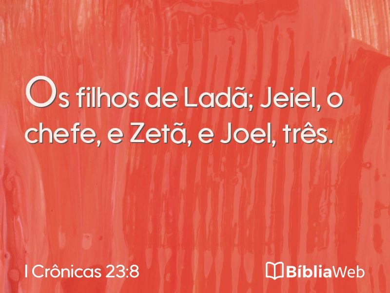 I Crônicas 23:8 em imagem para compartilhar