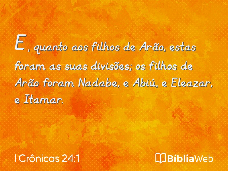 I Crônicas 24:1 em imagem para compartilhar