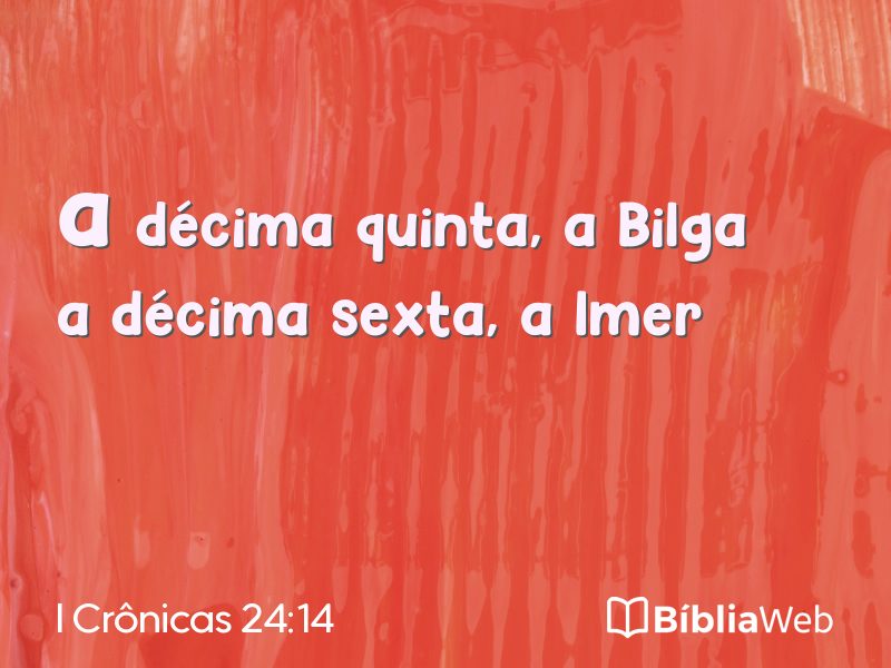 I Crônicas 24:14 em imagem para compartilhar