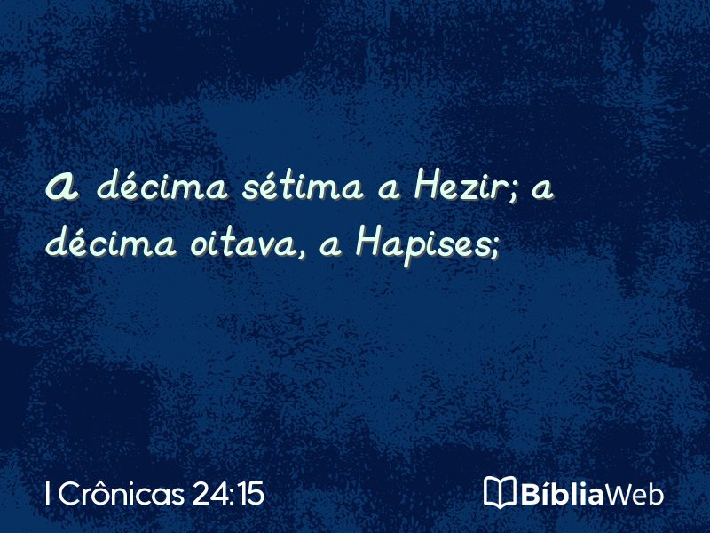 I Crônicas 24:15 em imagem para compartilhar
