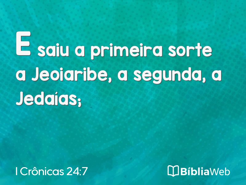 I Crônicas 24:7 em imagem para compartilhar