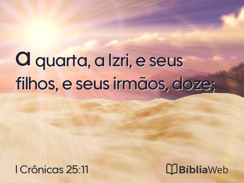 I Crônicas 25:11 em imagem para compartilhar