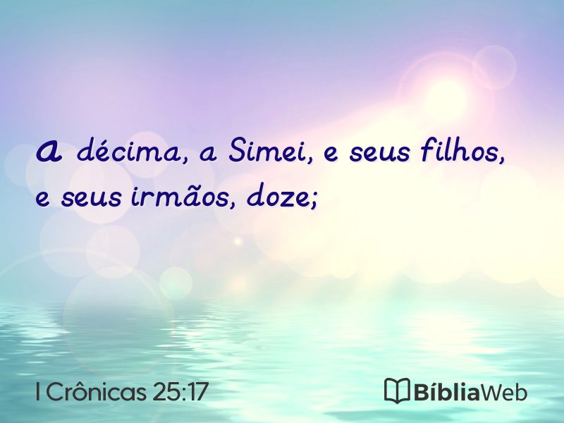 I Crônicas 25:17 em imagem para compartilhar