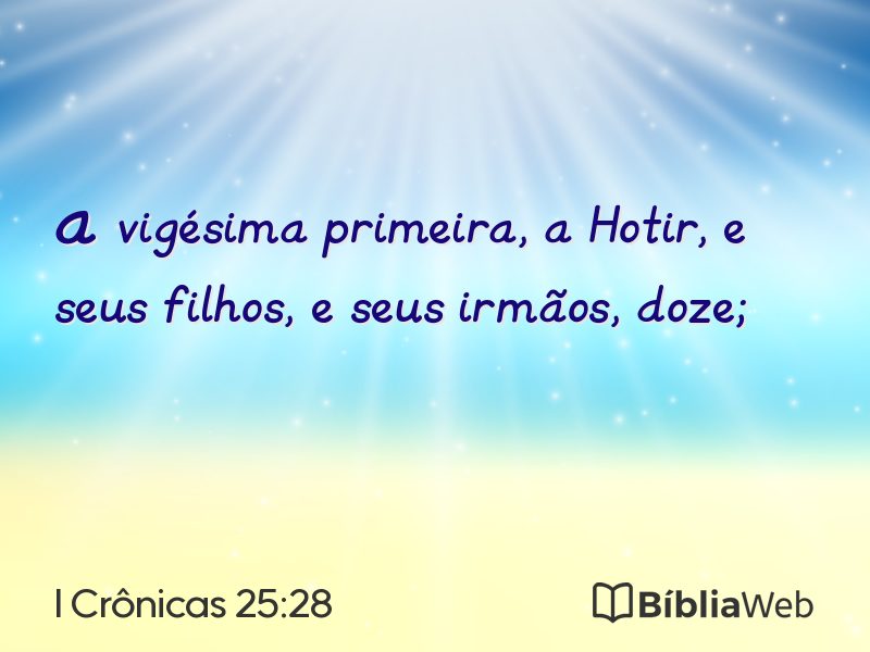 I Crônicas 25:28 em imagem para compartilhar