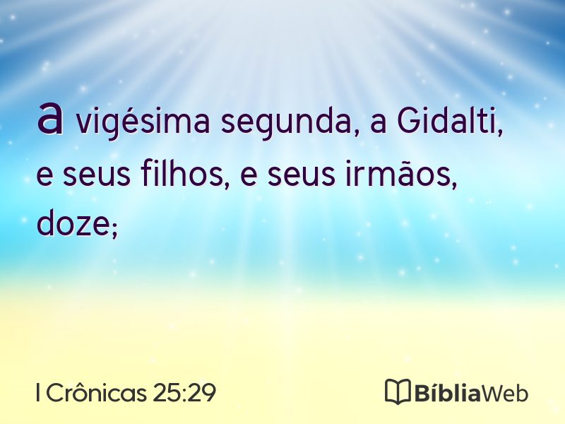 I Crônicas 25:29 em imagem para compartilhar