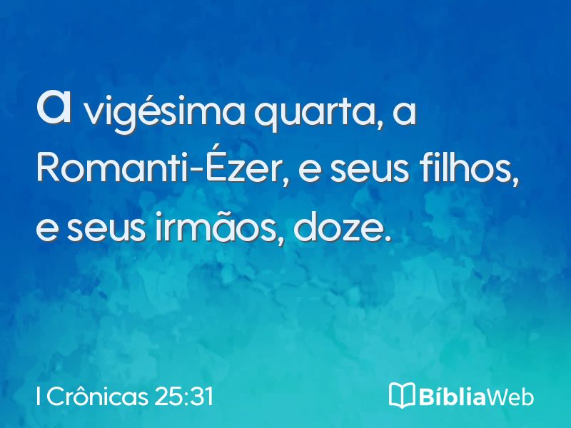 I Crônicas 25:31 em imagem para compartilhar