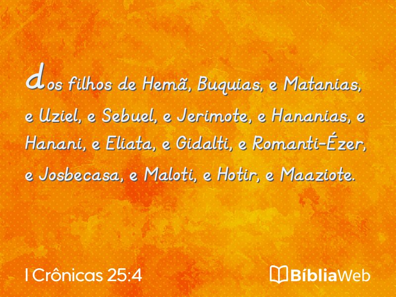 I Crônicas 25:4 em imagem para compartilhar