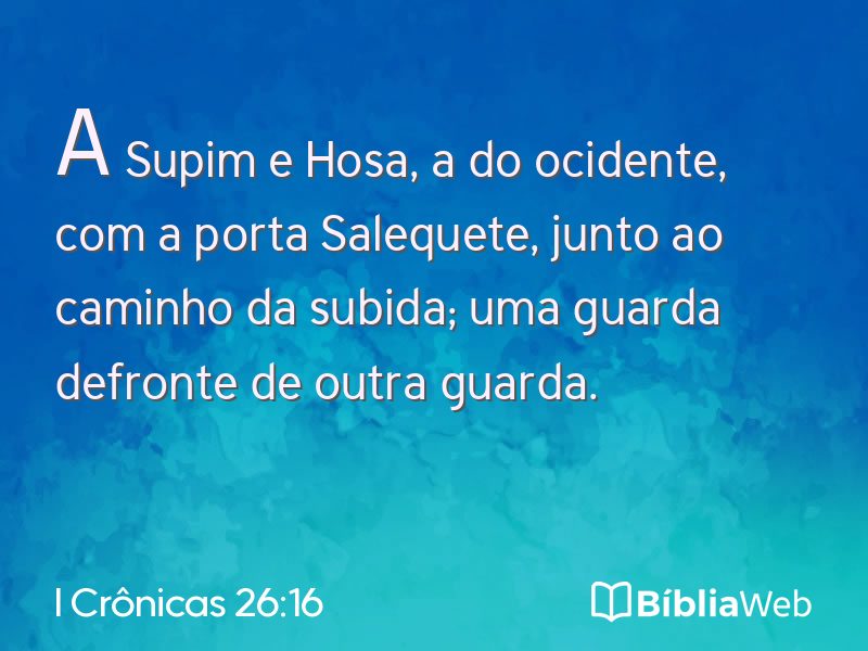 I Crônicas 26:16 em imagem para compartilhar