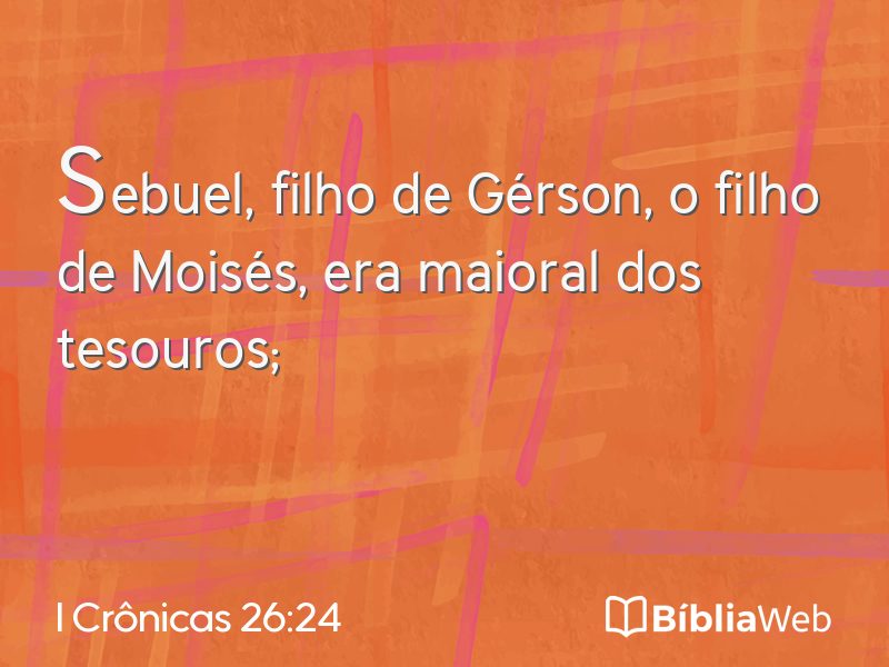 I Crônicas 26:24 em imagem para compartilhar