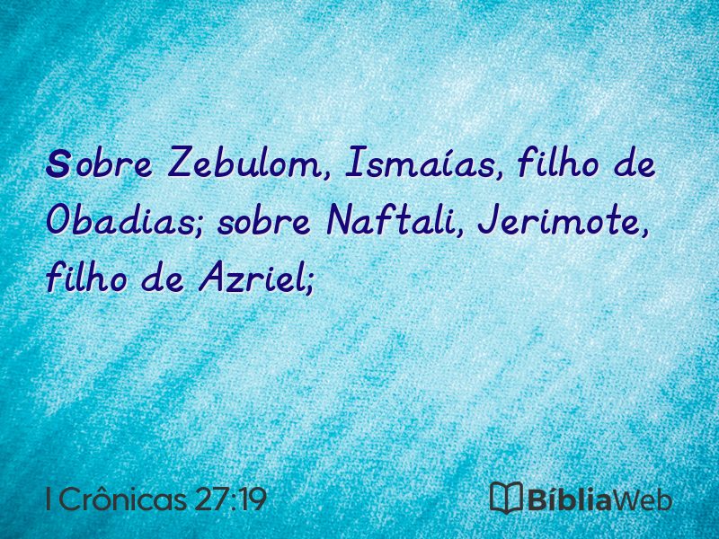 I Crônicas 27:19 em imagem para compartilhar
