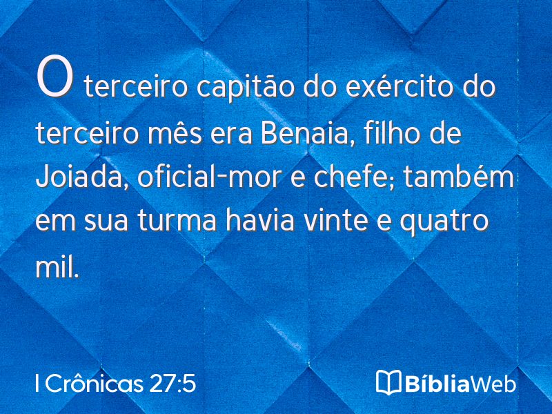 I Crônicas 27:5 em imagem para compartilhar