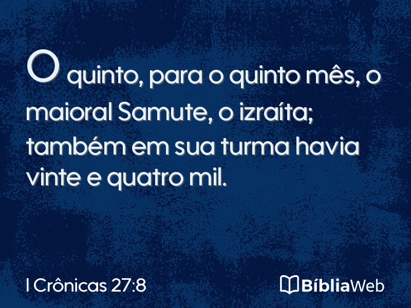 I Crônicas 27:8 em imagem para compartilhar