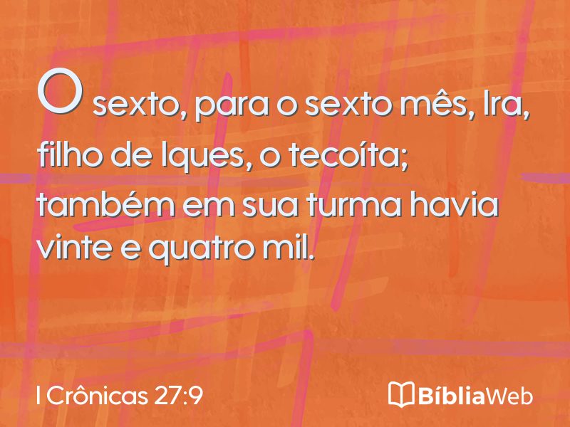 I Crônicas 27:9 em imagem para compartilhar