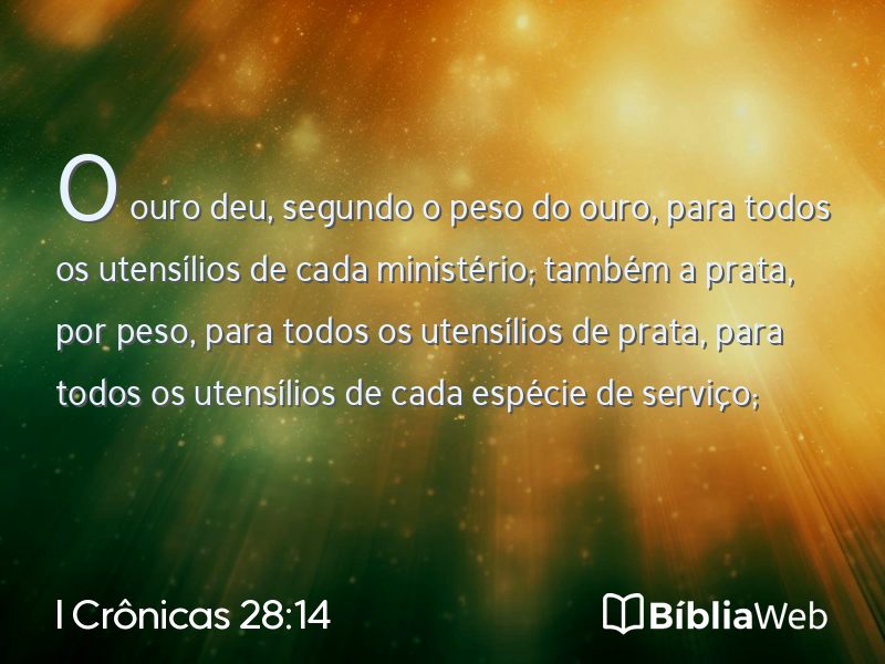 I Crônicas 28:14 em imagem para compartilhar