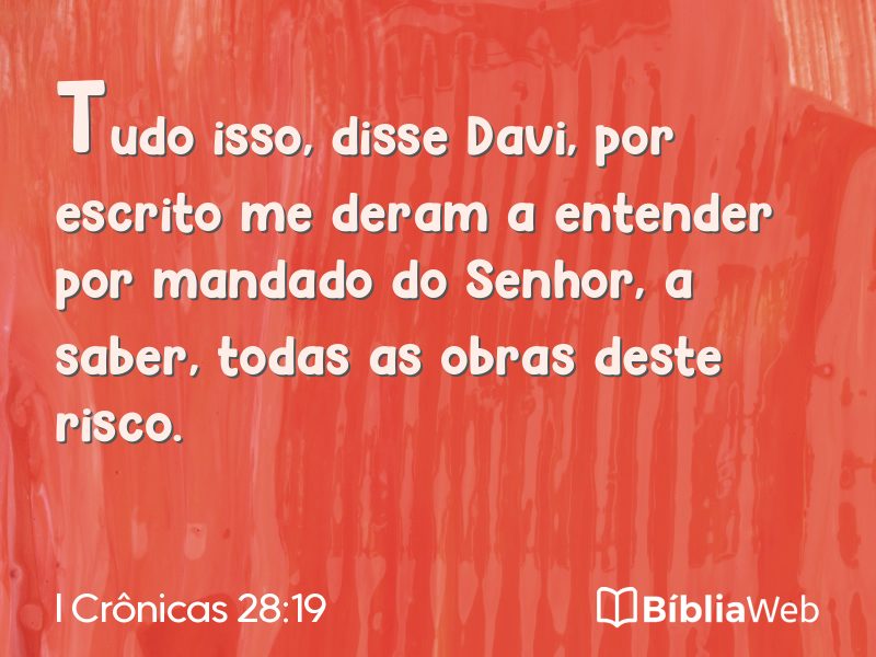 I Crônicas 28:19 em imagem para compartilhar