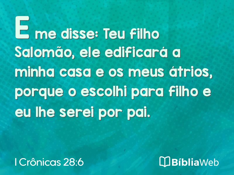 I Crônicas 28:6 em imagem para compartilhar