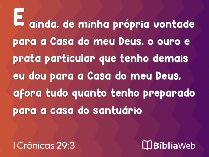I Crônicas 29:3 em imagem para compartilhar