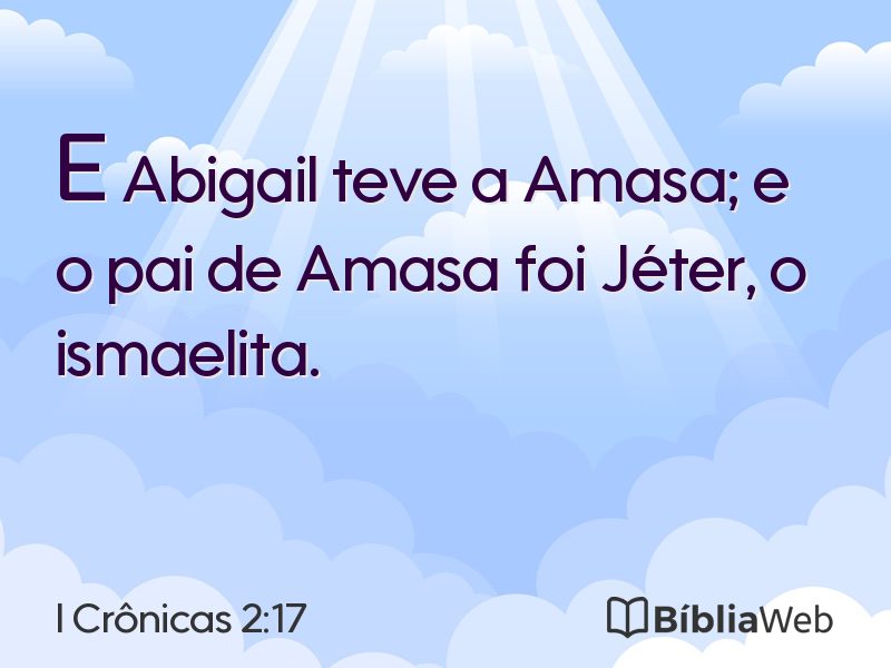 I Crônicas 2:17 em imagem para compartilhar