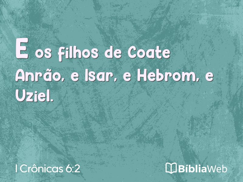 I Crônicas 6:2 em imagem para compartilhar