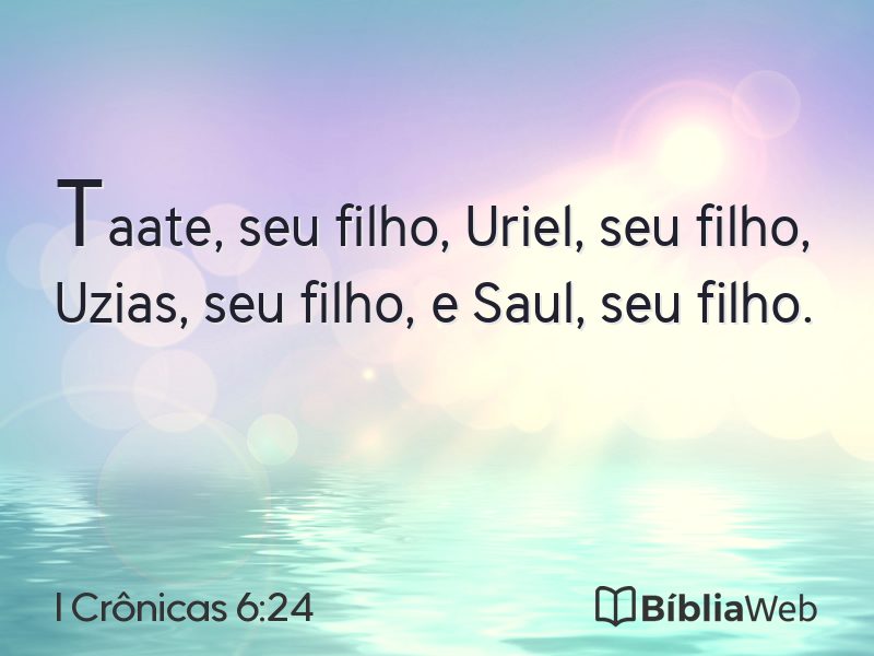 I Crônicas 6:24 em imagem para compartilhar