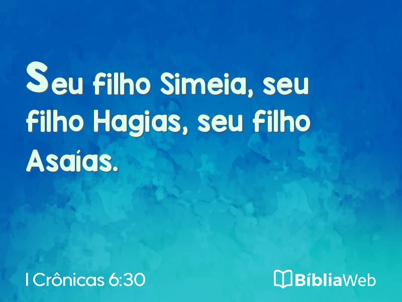 I Crônicas 6:30 em imagem para compartilhar