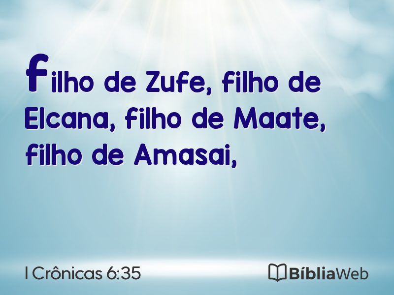 I Crônicas 6:35 em imagem para compartilhar