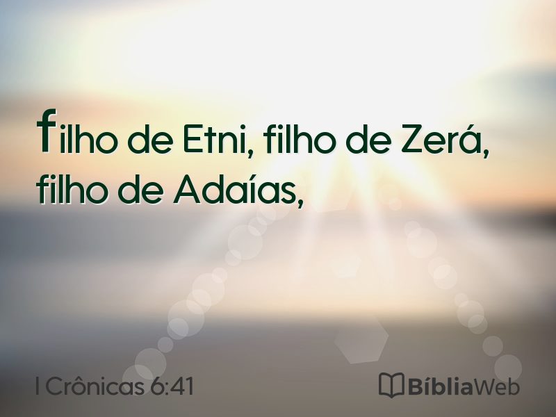I Crônicas 6:41 em imagem para compartilhar