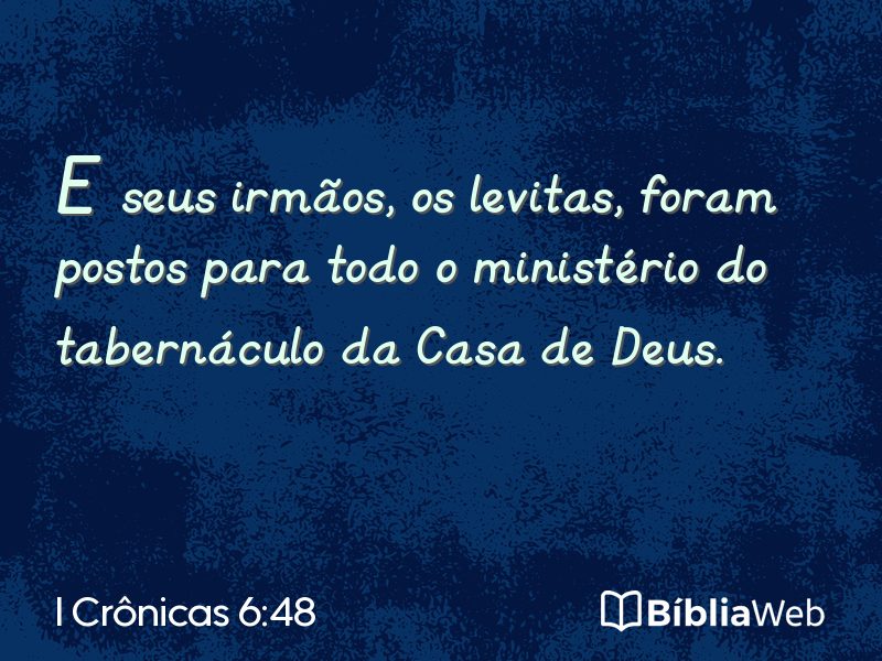 I Crônicas 6:48 em imagem para compartilhar
