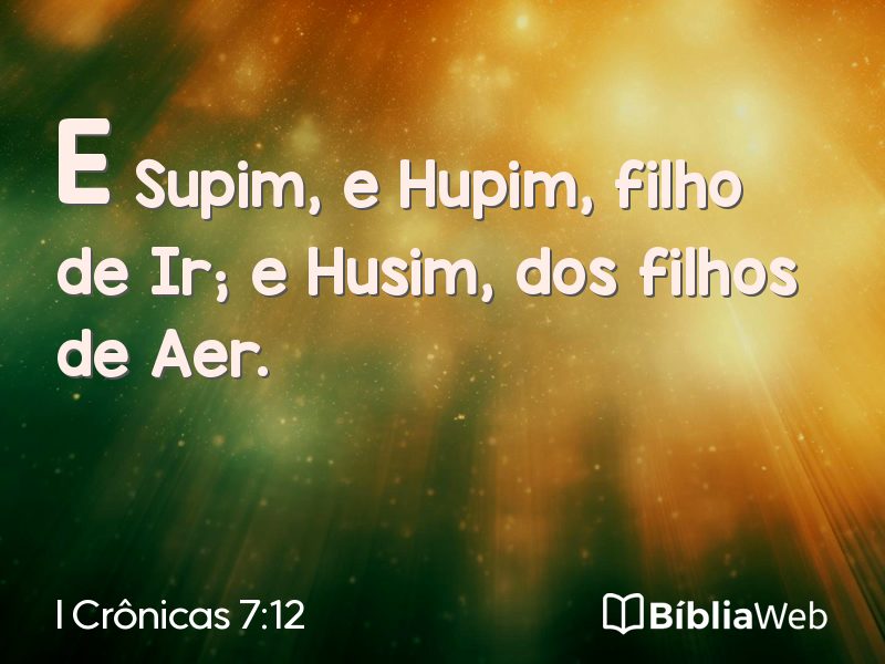 I Crônicas 7:12 em imagem para compartilhar