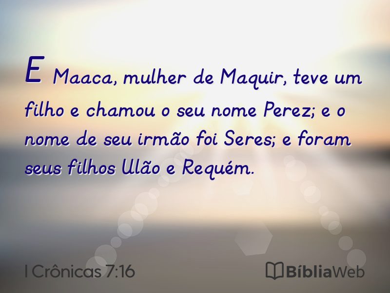 I Crônicas 7:16 em imagem para compartilhar