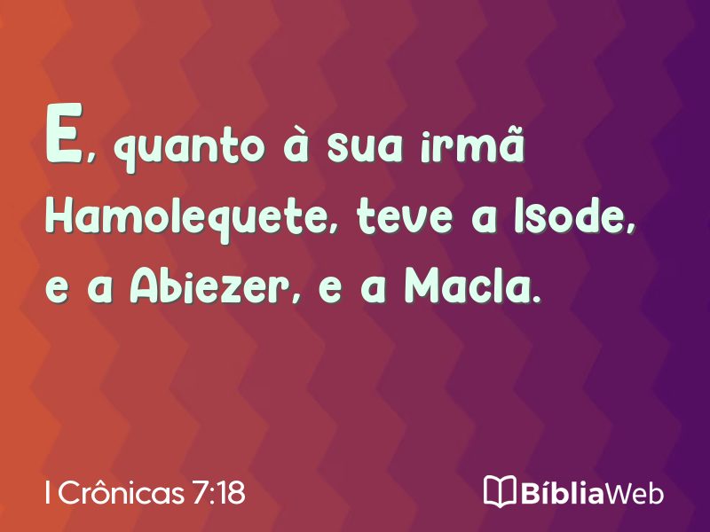 I Crônicas 7:18 em imagem para compartilhar