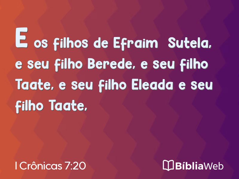 I Crônicas 7:20 em imagem para compartilhar