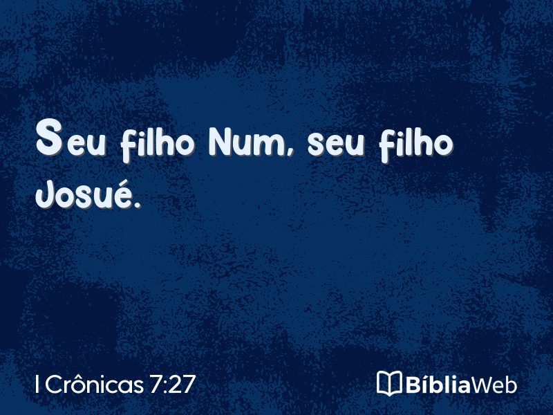 I Crônicas 7:27 em imagem para compartilhar