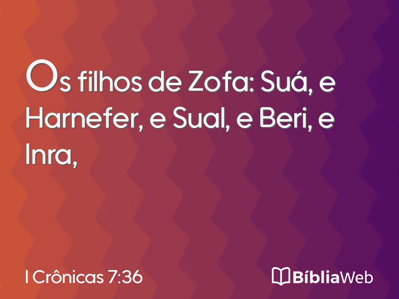 I Crônicas 7:36 em imagem para compartilhar