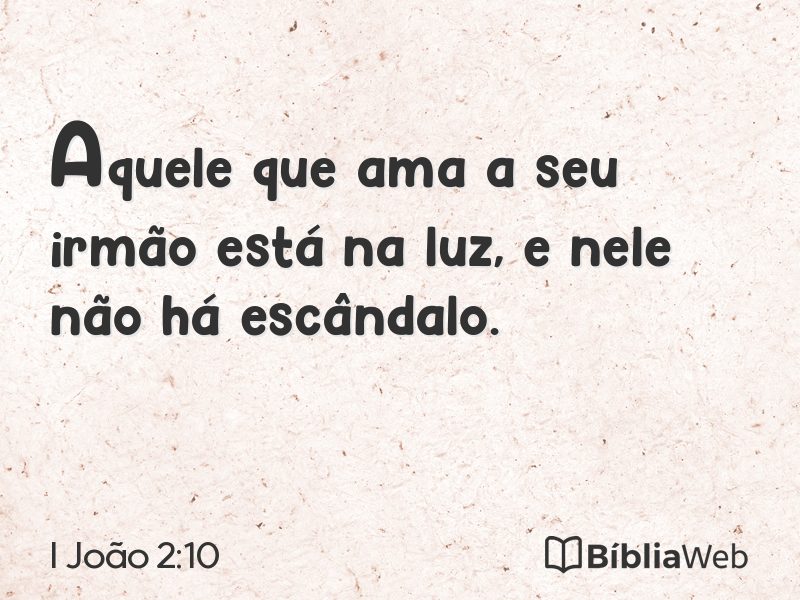 I João 2:10 em imagem para compartilhar