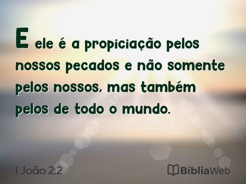 I João 2:2 em imagem para compartilhar